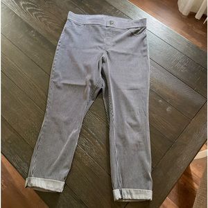 Utopia 1X striped cropped jogger capris